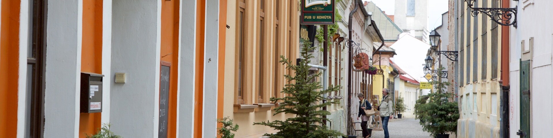 Košice ofreciendo una ciudad y escenas cotidianas