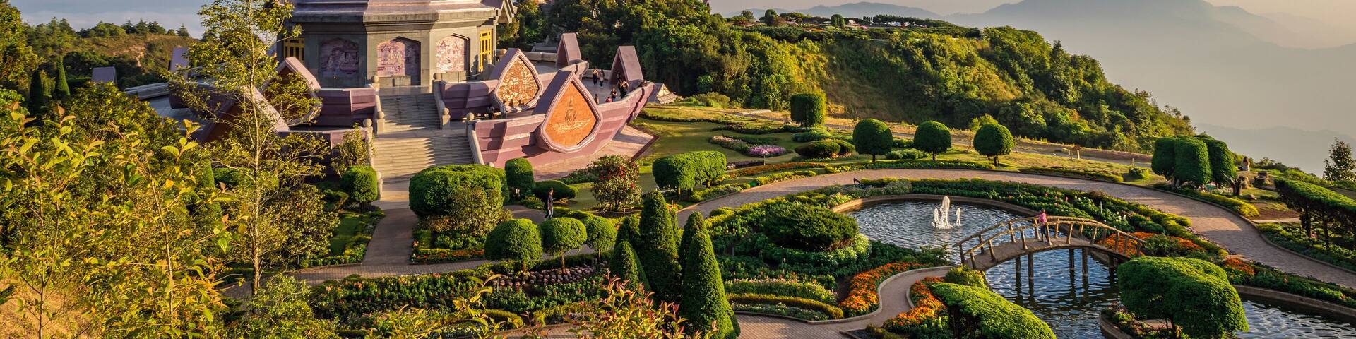 Sunset at Doi Inthanon - Chiang mai Thailand