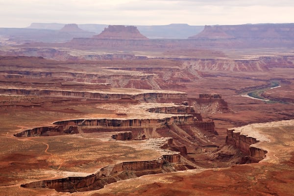 Moab presenterar stillsam natur, landskap och en ravin eller kanjon