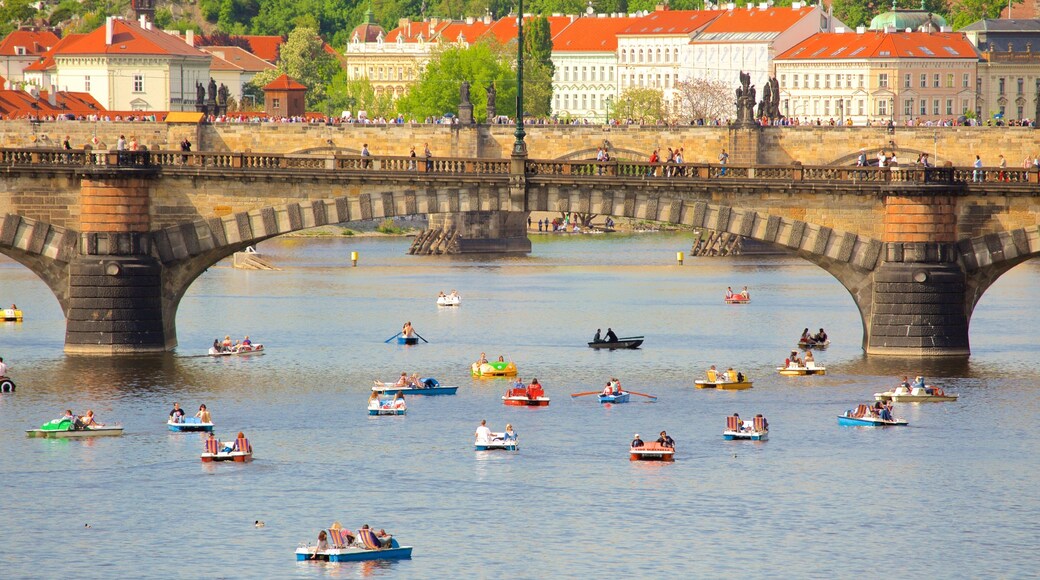 Legions\' Bridge featuring boating, a river or creek and a bridge