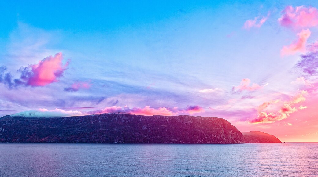 Sunset over Bonne Bay Lookout
