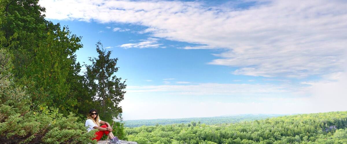 It was my first hike ever but definitely not the last. With some 12 km to hike, the difficulty level was moderate. The view from the East Lookout Point was amazing. Can't wait to try other hiking trails! Photo Credit: Jason Y