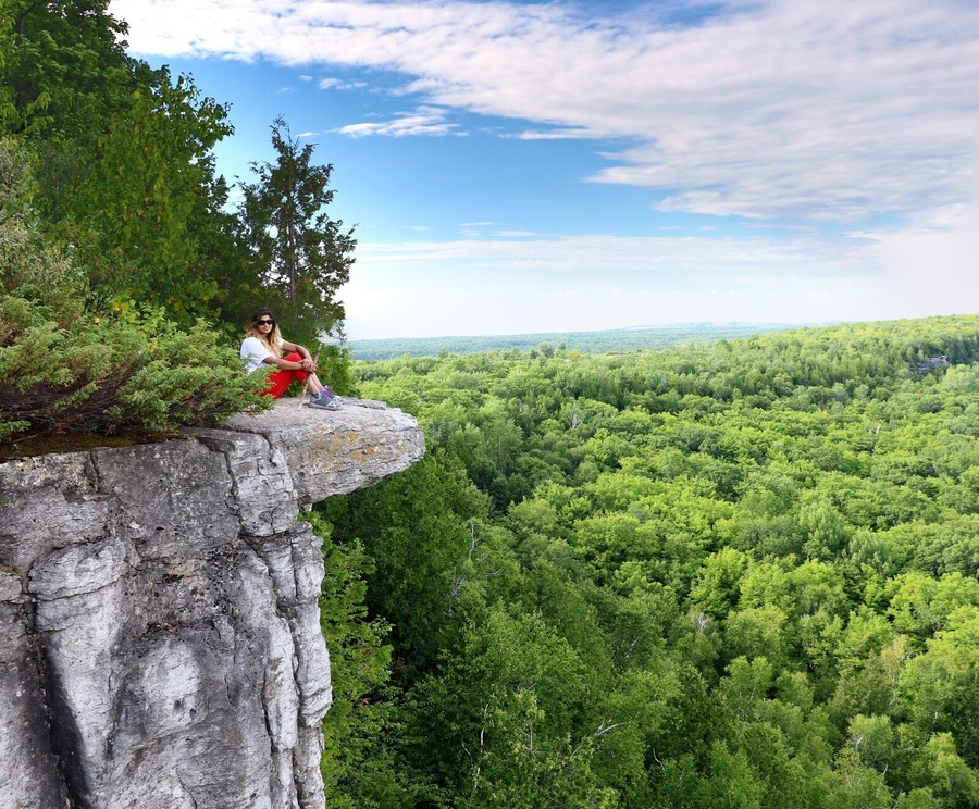 It was my first hike ever but definitely not the last. With some 12 km to hike, the difficulty level was moderate. The view from the East Lookout Point was amazing. Can't wait to try other hiking trails! Photo Credit: Jason Y