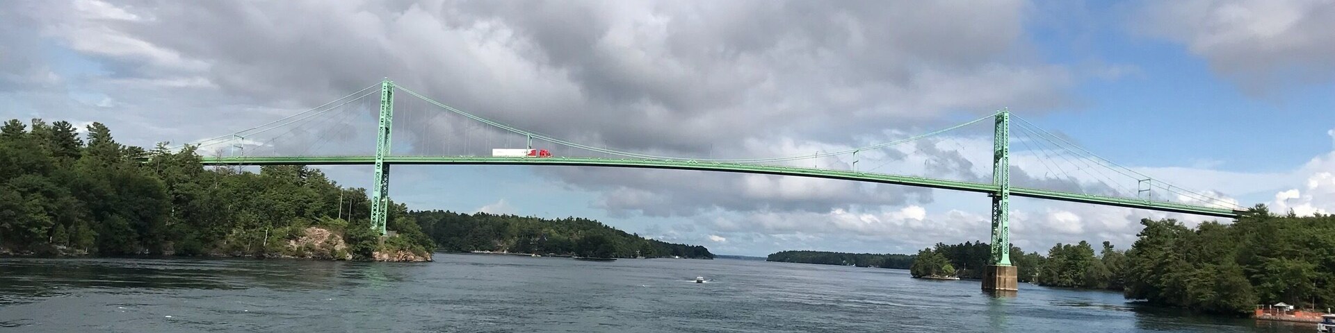 This bridge is connecting Canada and USA.
