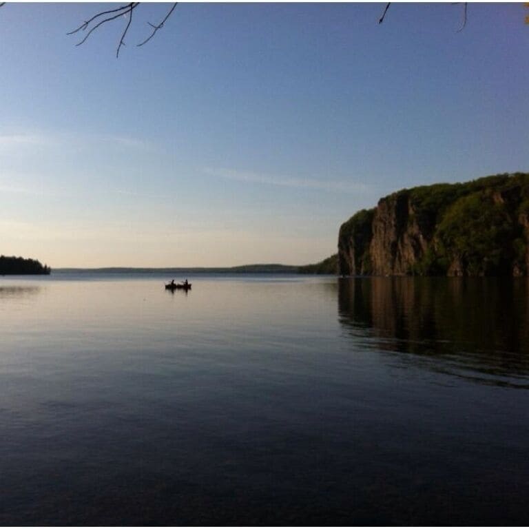 Off the trail at Bon Echo Provincial Park