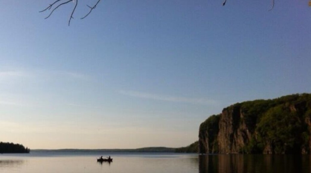 Off the trail at Bon Echo Provincial Park