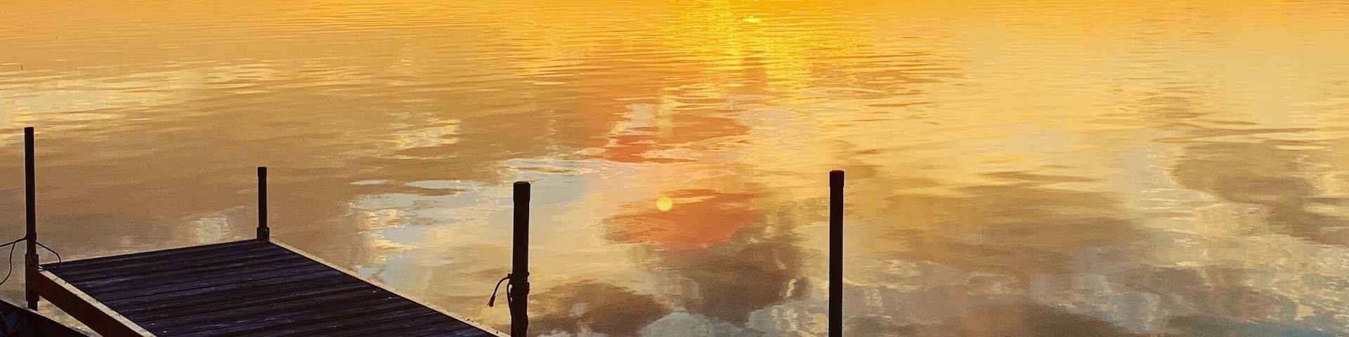 Sunrise over Christie Lake in the Tay Valley of Perth, Canada.