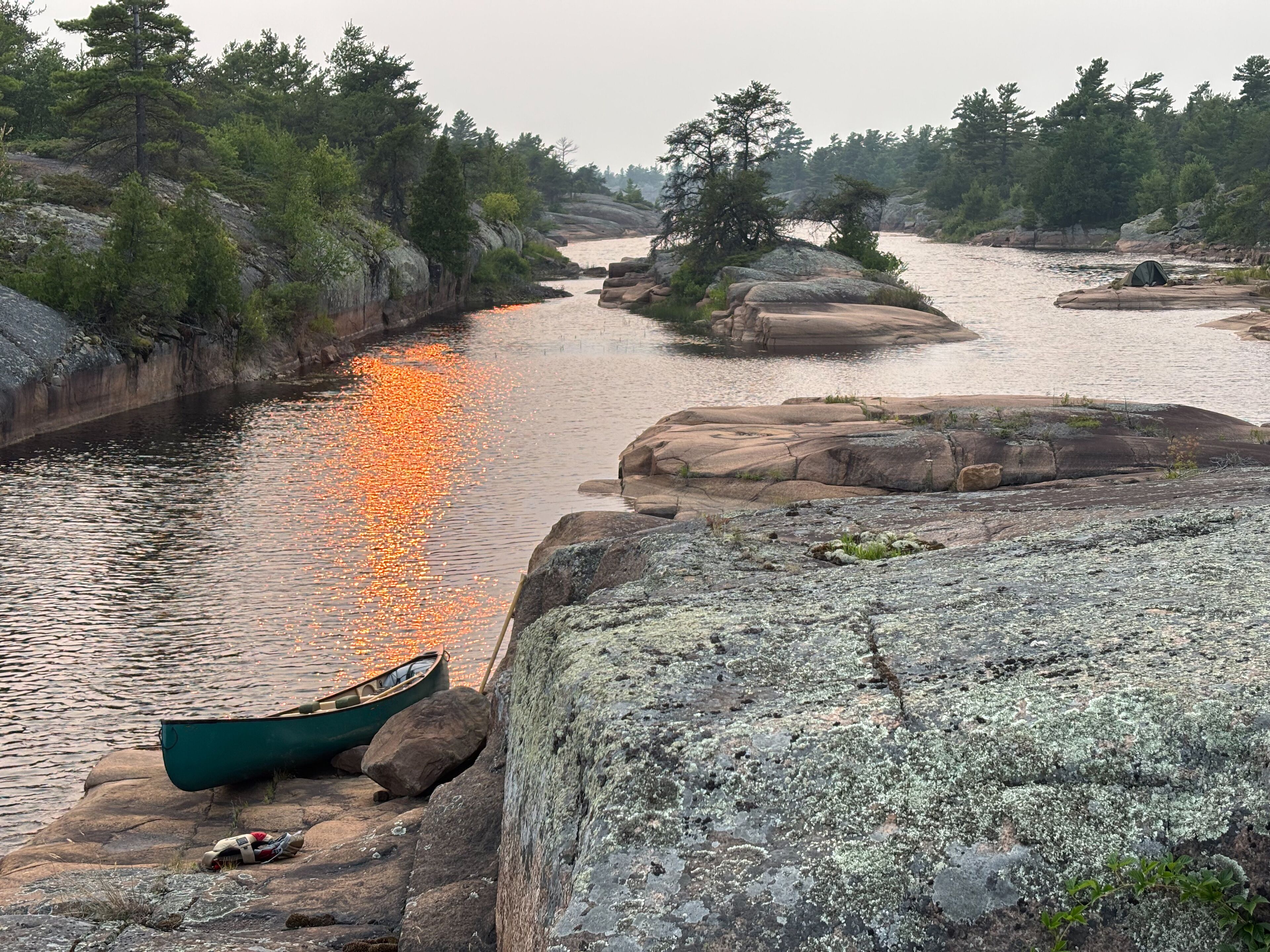 Canoeing in French River Provincial Park, Ontario