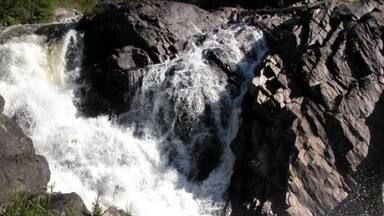 Waterfall at Chutes Provincial Park