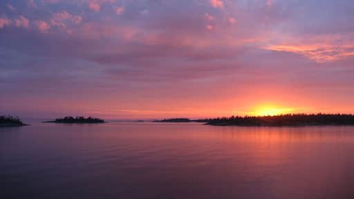 Another beautiful sunset over Georgian Bay from one of the eastern shore's 30,000 islands, the world's largest freshwater archipelago and a UN-designated World Biosphere Reserve.