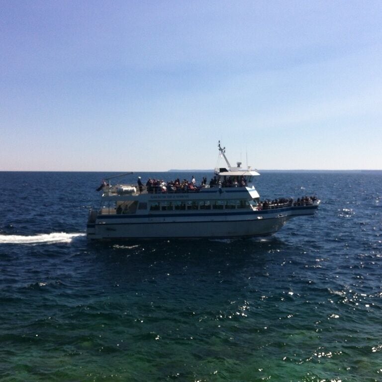 Next boat coming to the island