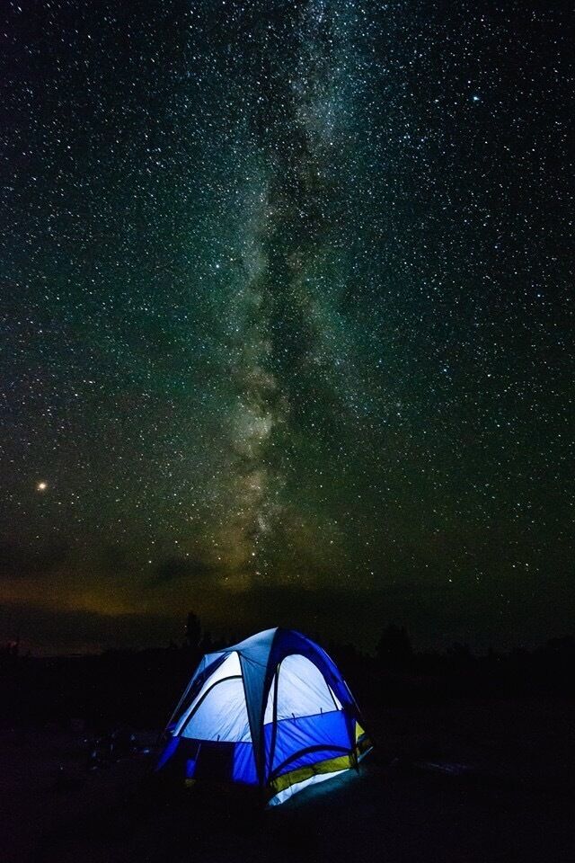 Stunning dark skies looking out over Georgian Bay. Not an easy spot to get to, it’s in the middle of a boaters minefield of rocks. 