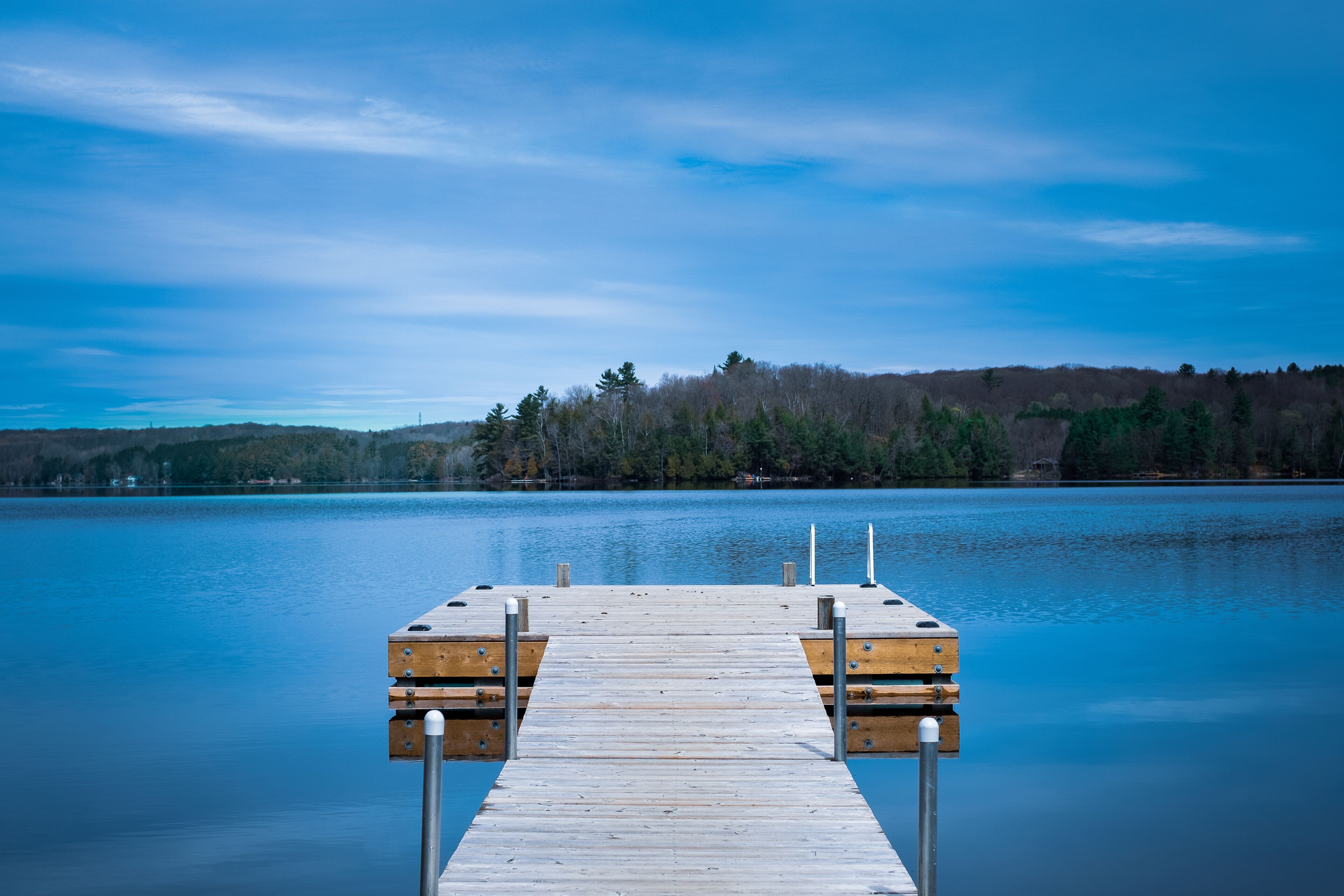 Dock at Bob Lake, Minden, Ontario