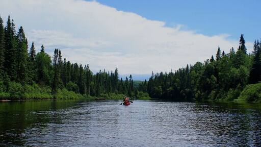 The scenery we encountered on our 5 day white water canoe camping trip down the Batiscan River in Quebec was stunning!