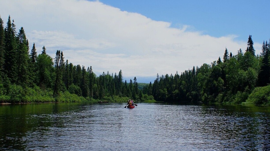 The scenery we encountered on our 5 day white water canoe camping trip down the Batiscan River in Quebec was stunning!