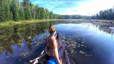 Canoe camping near Lac Poisson Blanc, QC, about an hour north of Ottawa, Ontario. Such a beautiful place!