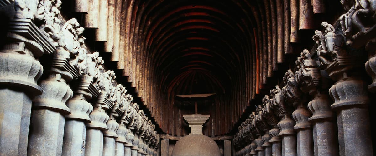 Chaitya hall, Karla, Lonavala, Maharashtra, India