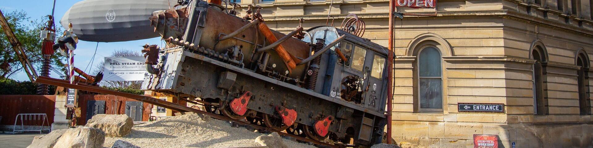 Oamaru Victorian Heritage Precinct which includes outdoor art