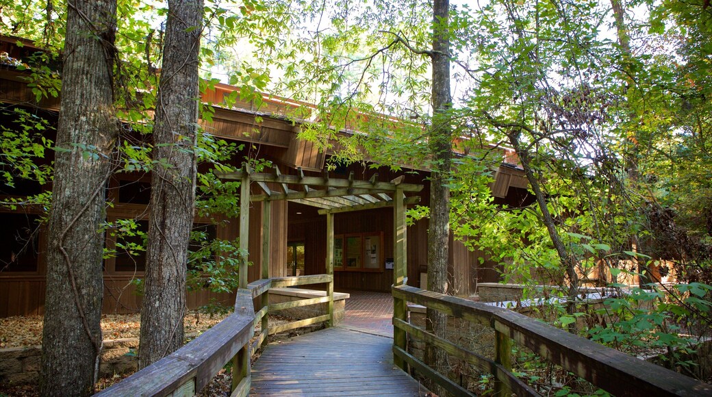 Harry Hampton Visitor Center which includes a garden