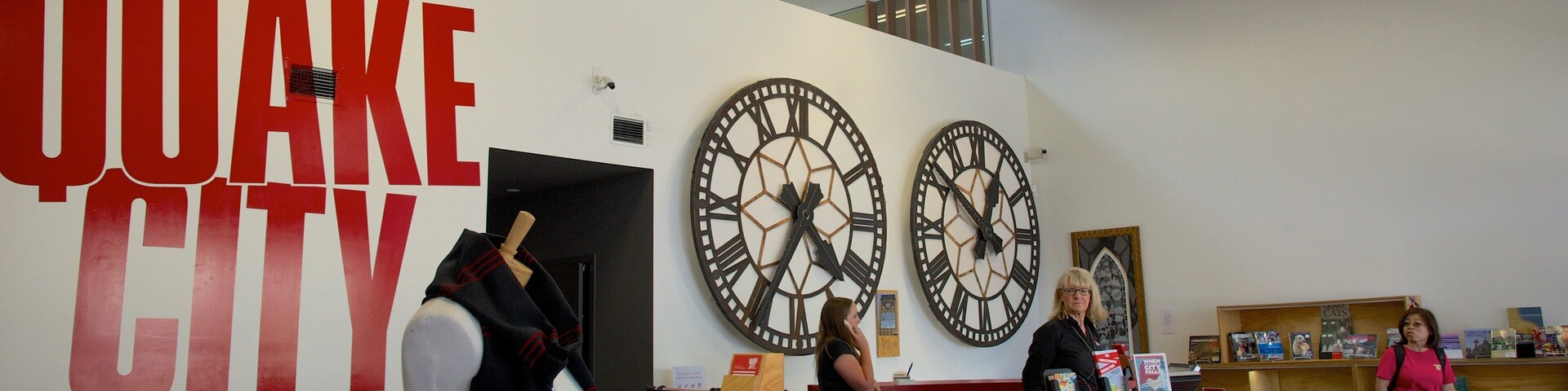 Christchurch mostrando sinalização