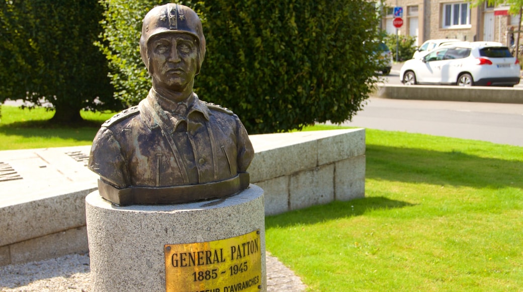 Avranches featuring a statue or sculpture and heritage elements