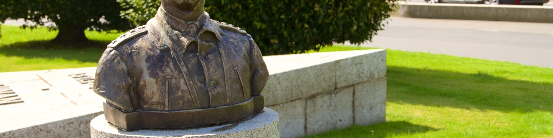 Avranches featuring a statue or sculpture and heritage elements