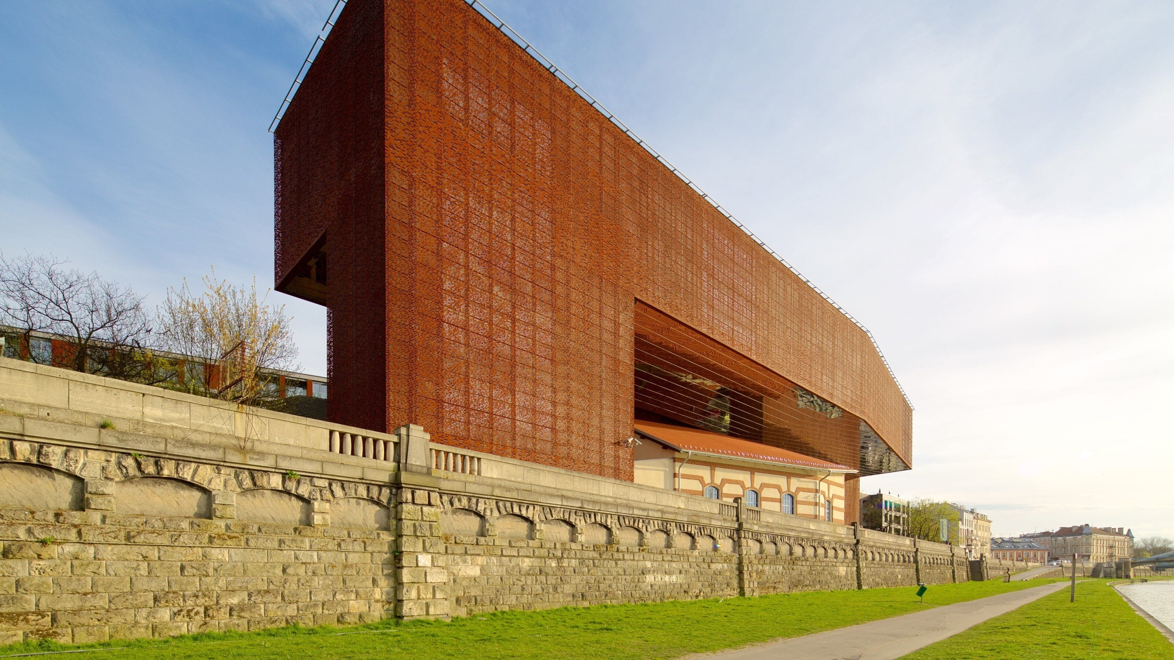 Krakau mit einem moderne Architektur