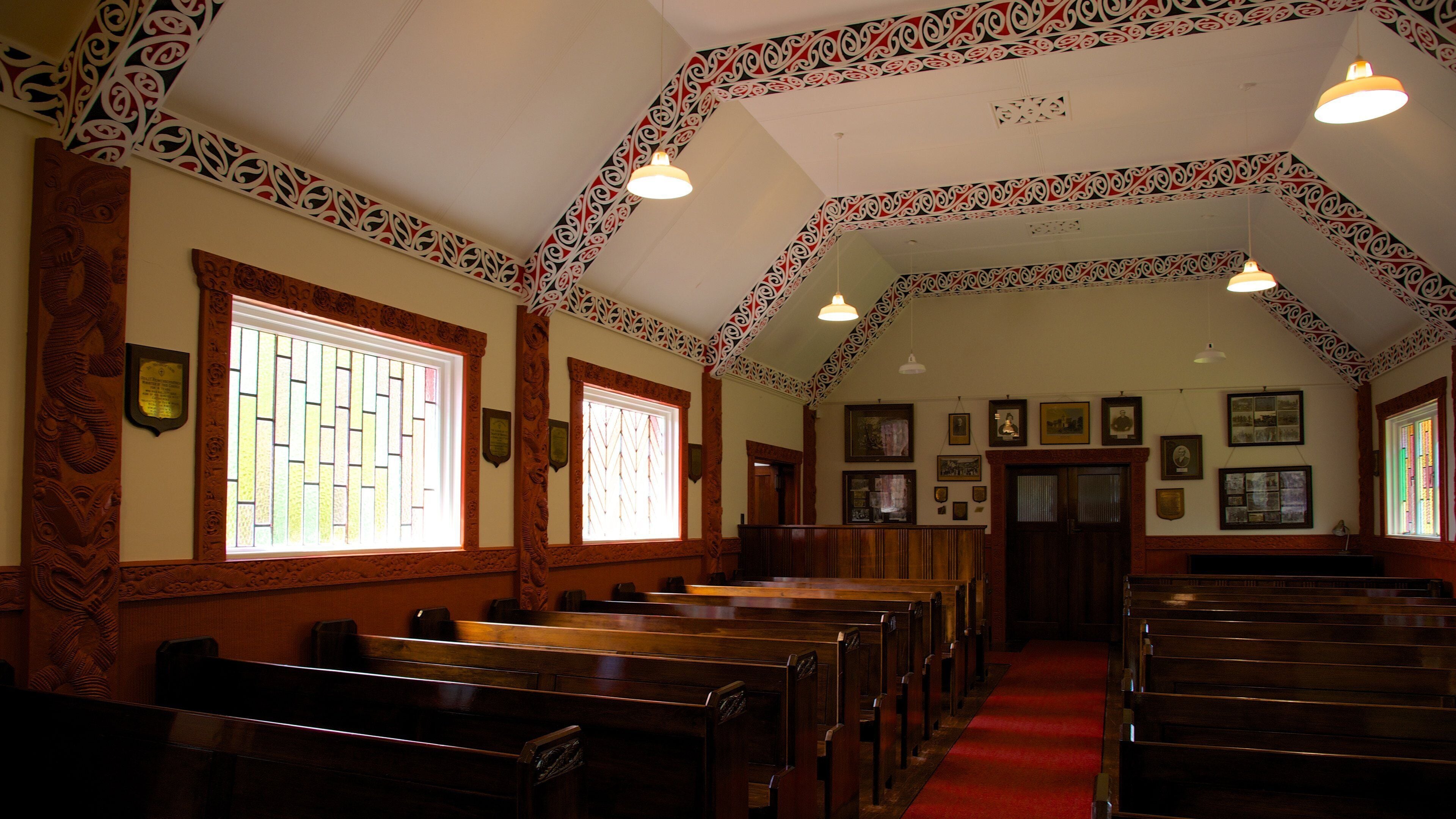 Dunedin which includes a church or cathedral and interior views