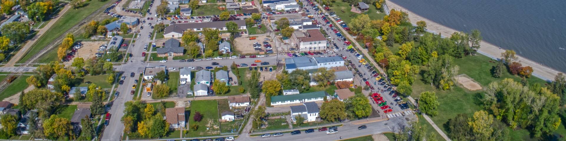 Winnipeg Beach is a popular Tourist Destination with a Provincial Park on Lake Winnipeg