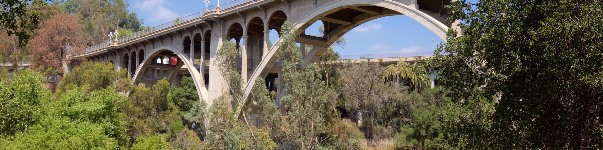Pasadena featuring a bridge