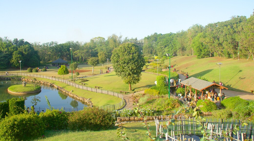 Pune showing a park and a pond
