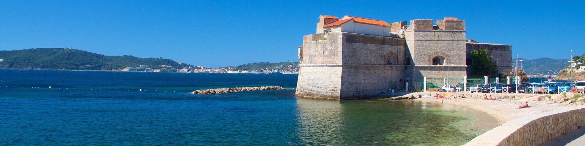 Marseille featuring general coastal views and heritage elements