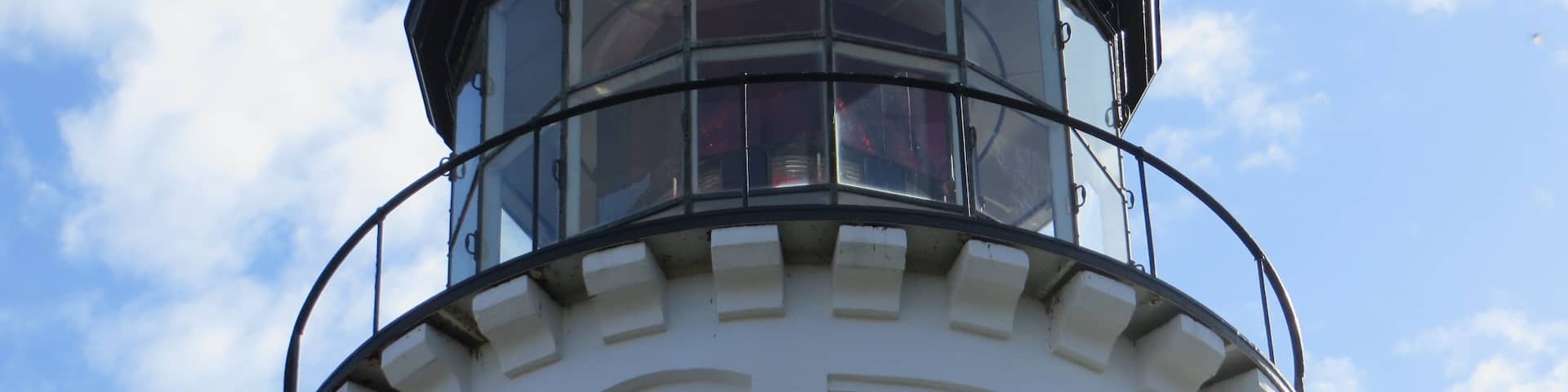 Top of Historic Umpqua River Lighthouse near Reedsport, Oregon