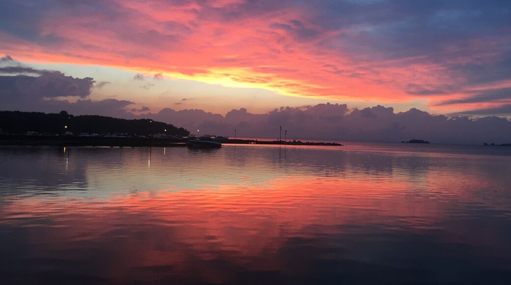 The most perfect sunset by our Virginia lake front cottage by lake Simco
You can only see this painting by Mother Nature "How perfect "