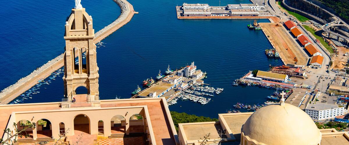 Chapel Santa Cruz fort of Oran, a coastal city of Algeria