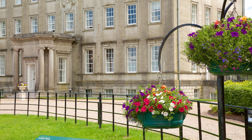 Palace Demesne featuring flowers, a garden and heritage architecture