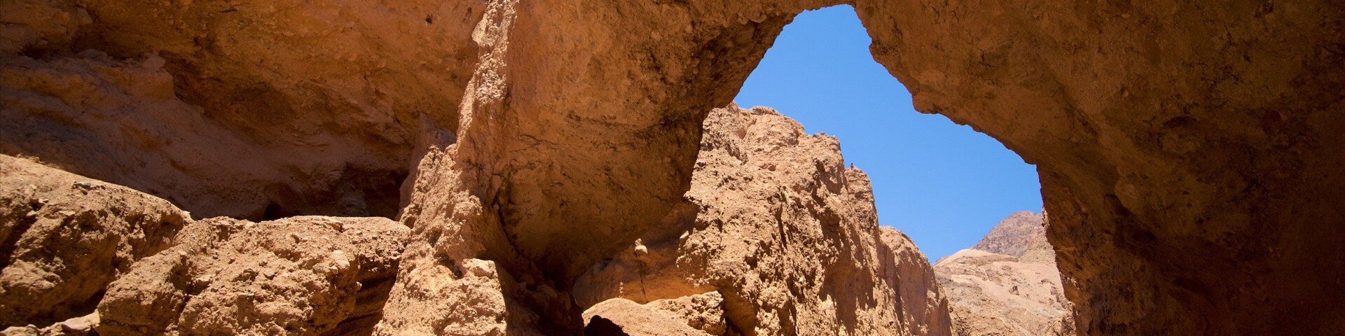 Death Valley featuring a gorge or canyon and desert views