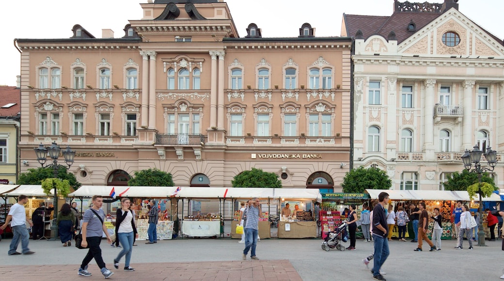 諾維薩 呈现出 市場, 街道景色 和 廣場