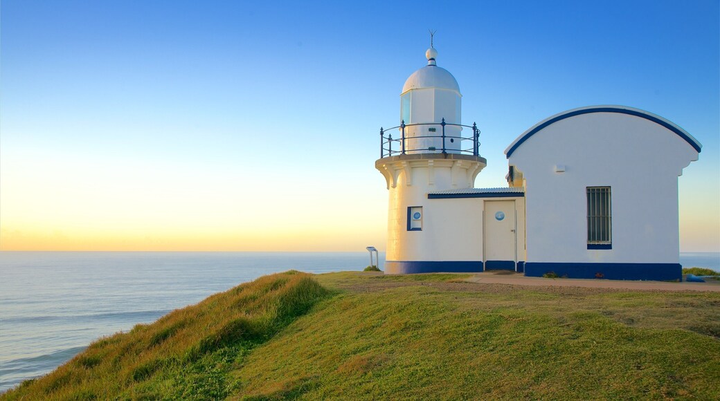 Port Macquarie featuring a lighthouse and general coastal views