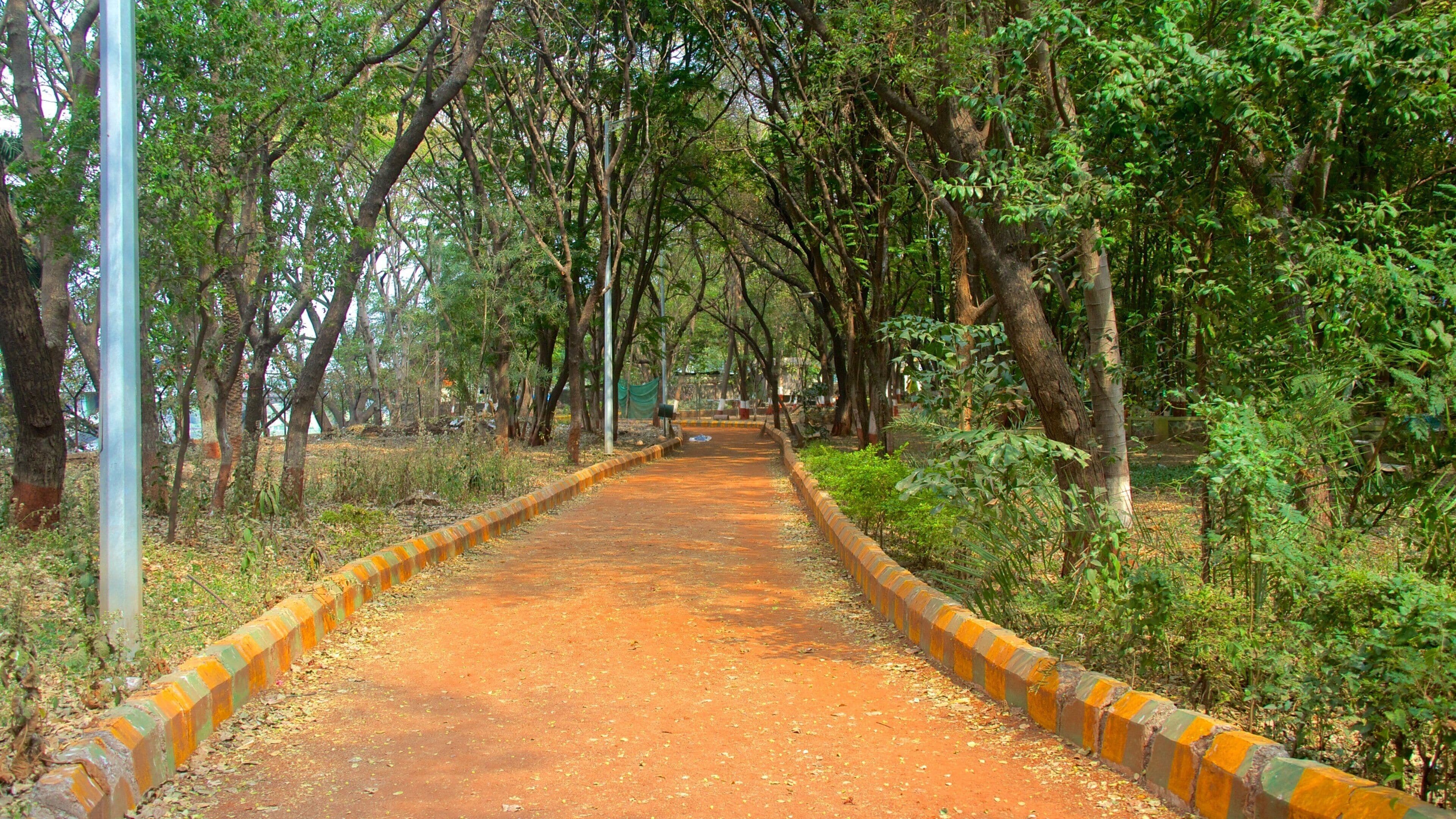 Pune which includes landscape views and a park