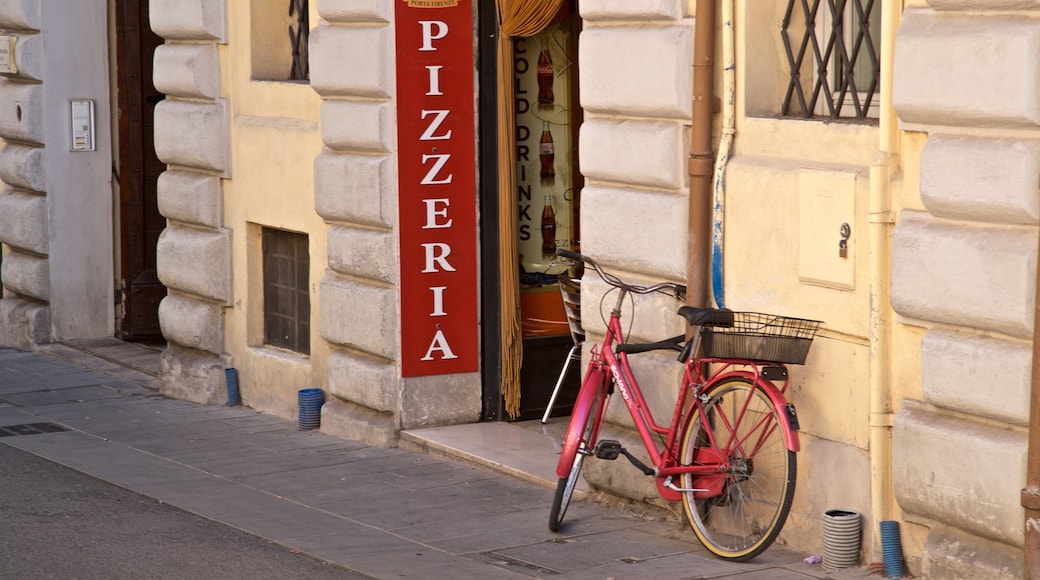 Foligno which includes signage