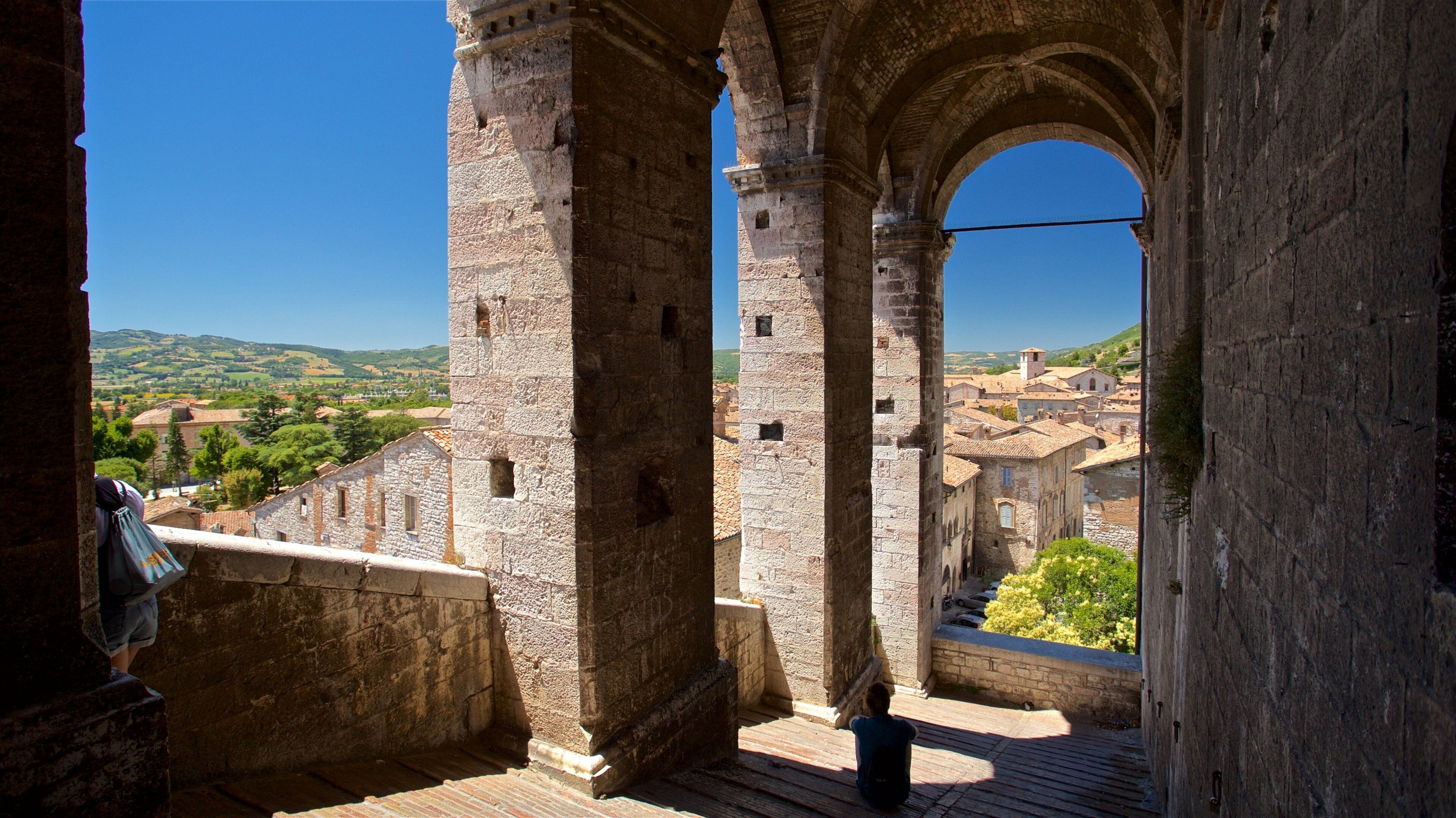Gubbio som inkluderer kulturarv