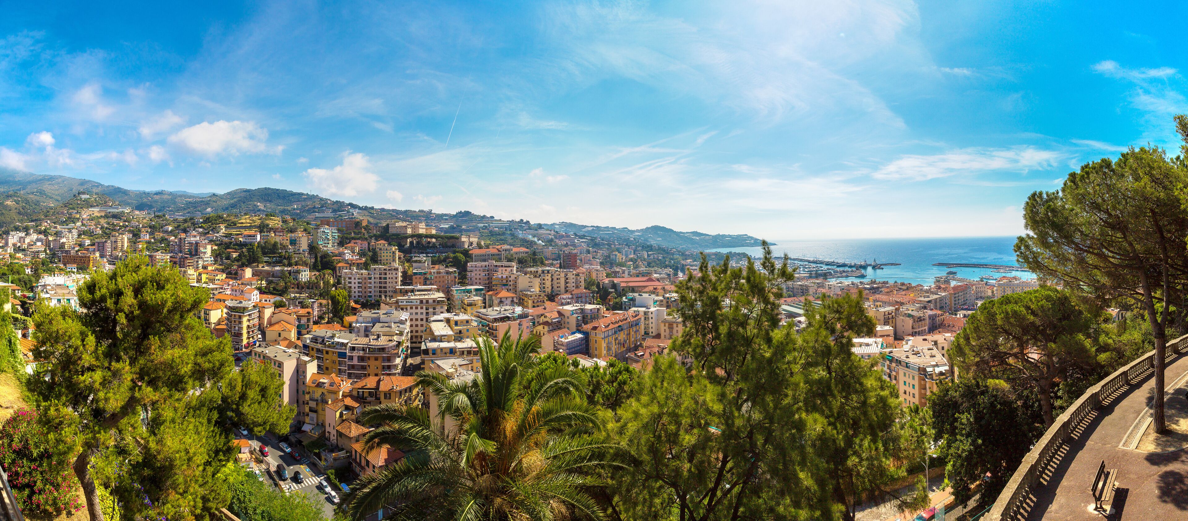 Panoramic view of San Remo