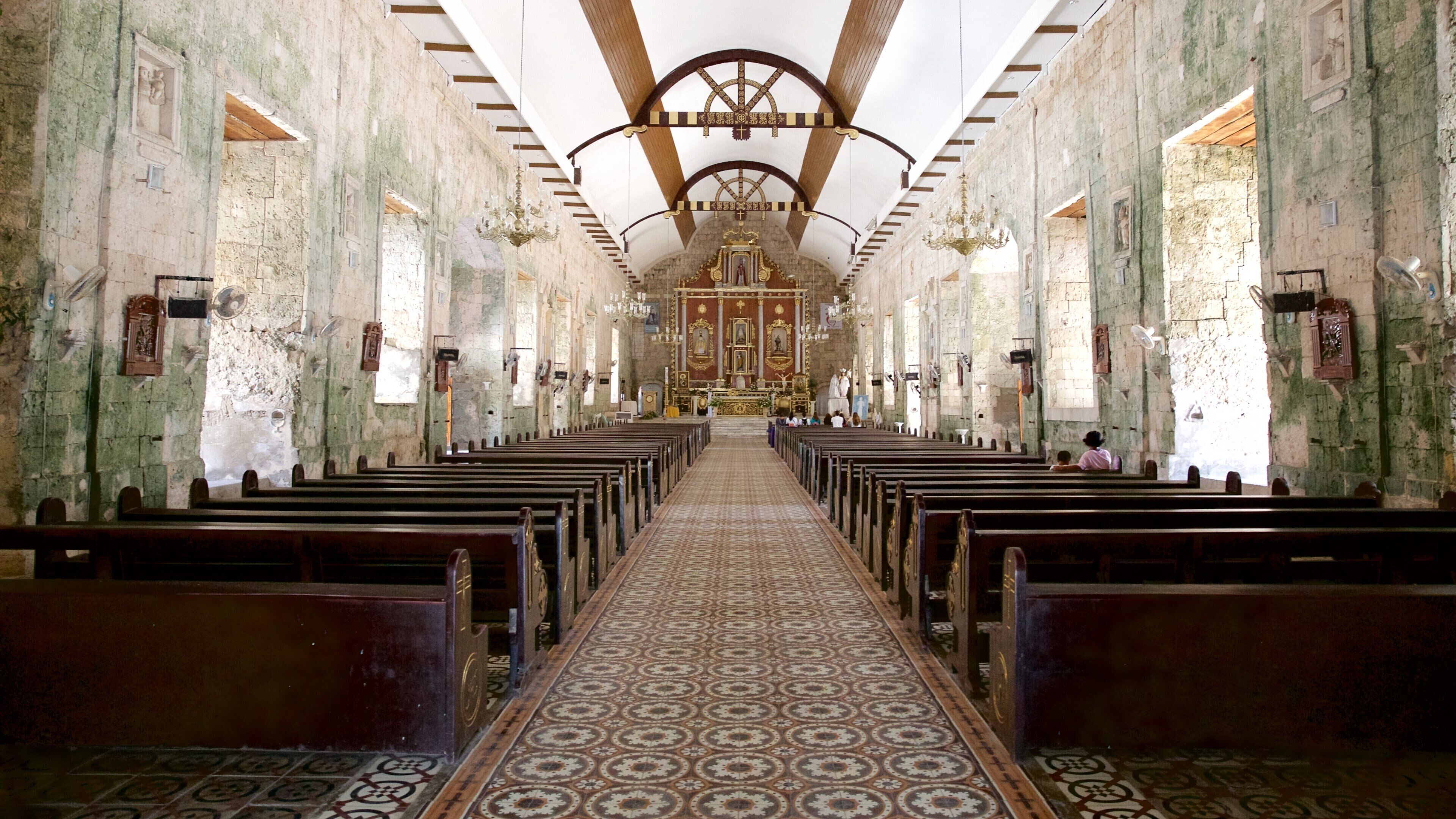 Cebu Island showing a church or cathedral, religious aspects and heritage architecture