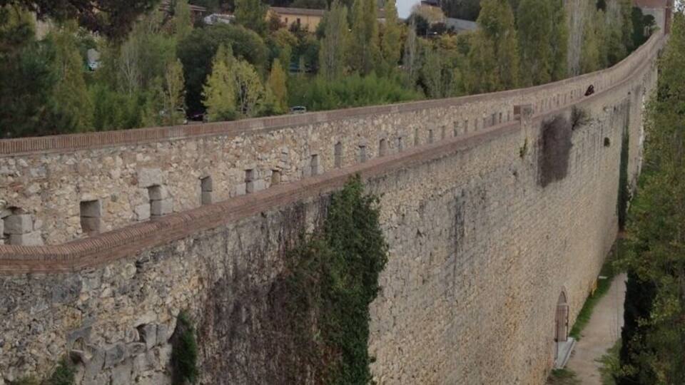 City walls... You can walk through them for free. Great city views, really worth it!