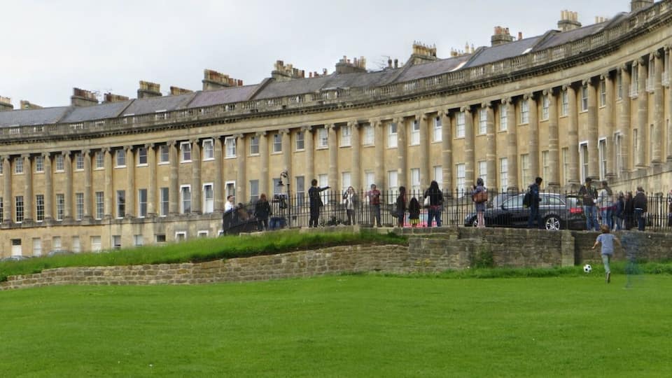 Panoramic View of The Royal Crescent