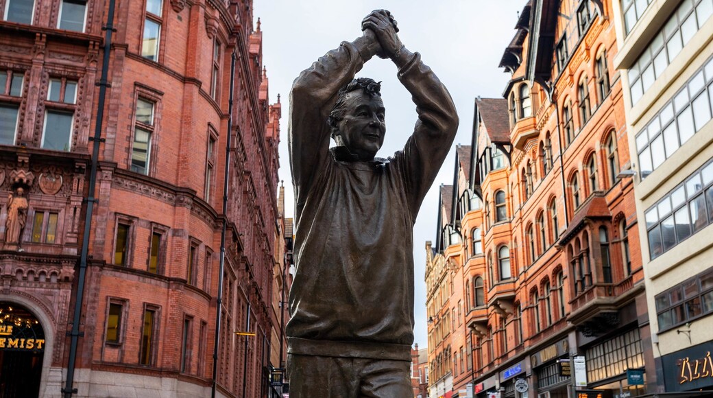 Nottingham City Centre which includes a statue or sculpture