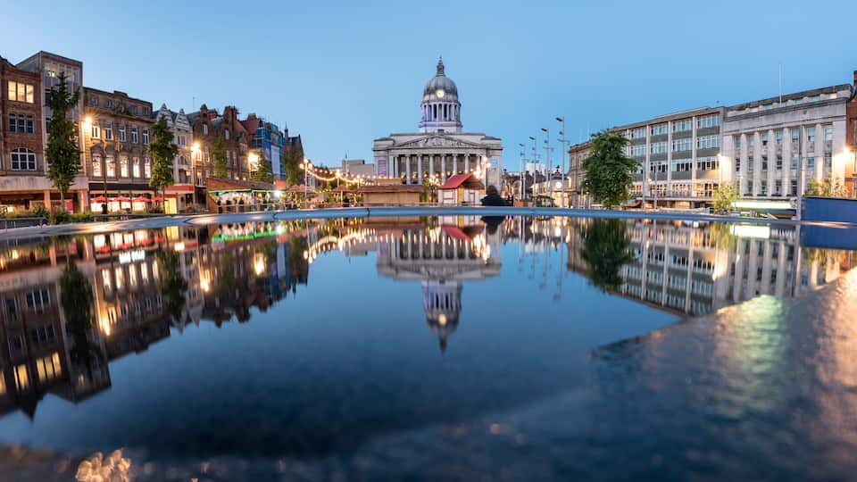 Nottingham Town Hall England