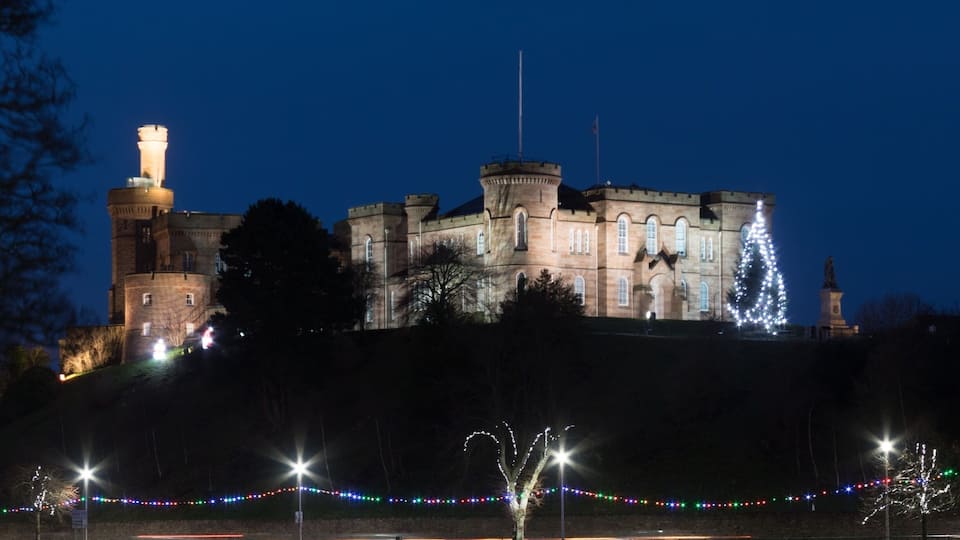 Evening at Inverness Castle