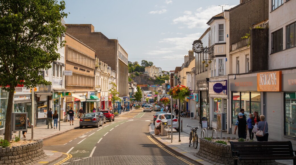 Torquay City Centre showing street scenes